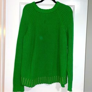 Michael Kors lucky 🍀 green Chunky sweater